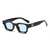 AUGEN Modern Square Plastic Unisex Sunglasses UV 400 Protected Medium Size (181-C5)