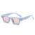 AUGEN Modern Square Plastic Unisex Sunglasses UV 400 Protected Medium Size (181-C6)
