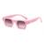 AUGEN Modern Square Plastic Unisex Sunglasses UV 400 Protected Medium Size (181-C9)