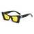 AUGEN Modern Butterfly Plastic Unisex Sunglasses UV 400 Protected Medium Size (186-C6)