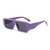 AUGEN Modern Rectangular Plastic Unisex Sunglasses UV 400 Protected Large Size (187-C2)