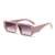AUGEN Modern Rectangular Plastic Unisex Sunglasses UV 400 Protected Large Size (187-C4)