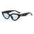 AUGEN Modern Cat Eye Plastic Women Sunglasses UV 400 Protected Medium Size (189-C8)