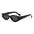 AUGEN Modern Cat Eye Plastic Women Sunglasses UV 400 Protected Medium Size (190-C1)