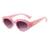 AUGEN Modern Oval Plastic Women Sunglasses UV 400 Protected Medium Size (191-C10)