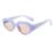 AUGEN Modern Oval Plastic Women Sunglasses UV 400 Protected Medium Size (191-C2)