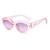 AUGEN Modern Oval Plastic Women Sunglasses UV 400 Protected Medium Size (191-C5)