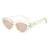 AUGEN Modern Oval Plastic Women Sunglasses UV 400 Protected Medium Size (191-C7)