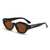 AUGEN Modern Oval Plastic Unisex Sunglasses UV 400 Protected Medium Size (193-C5)