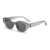 AUGEN Modern Oval Plastic Unisex Sunglasses UV 400 Protected Medium Size (193-C7)