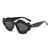 AUGEN Modern Flame Plastic Unisex Sunglasses UV 400 Protected Medium Size (195-C1)