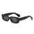 AUGEN Casual Rectangular Plastic Unisex Sunglasses UV 400 Protected Medium Size (196-C8)