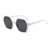 AUGEN Casual Hexagonal Plastic Unisex Sunglasses UV 400 Protected Large Size (197-C5)