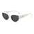AUGEN Modern Cat Eye Plastic Women Sunglasses UV 400 Protected Medium Size (202-C10)