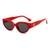 AUGEN Modern Cat Eye Plastic Women Sunglasses UV 400 Protected Medium Size (202-C3)