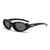 AUGEN Vintage Oval Plastic Unisex Sunglasses UV 400 Protected Large Size (204-C1)