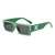 AUGEN Modern Rectangular Plastic Unisex Sunglasses UV 400 Protected Large Size (209-C6)