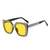 AUGEN Modern Square Plastic Unisex Sunglasses UV 400 Protected Large Size (210-C10)