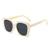 AUGEN Modern Square Plastic Unisex Sunglasses UV 400 Protected Large Size (210-C3)
