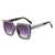 AUGEN Modern Square Plastic Unisex Sunglasses UV 400 Protected Large Size (210-C6)