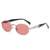 AUGEN Retro Oval Sunglasses UV 400 Protected Unisex Small Size (219-C3)