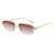 AUGEN Rimless Full-Metal UV400 Sunglasses for Men & Women | Lightweight Eyewear for Driving, Travel & Daily Wear | Scratch-Resistant Lenses (M250-C4)