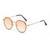 AUGEN Glam Series Luxury Diamond Studded Sunglasses for Women | Rhinestone Crystal Round Bling Shades | Fashion Jewellery-Inspired UV400 Protective  (M270-C3)