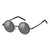 AUGEN Adjustable Tint Sunglasses for Men | 1–9 Gear ND Filter Lens | Polarized UV400 Round Steampunk Eyewear | Anti-Glare, Color Changing Glasses for Day & Night | Flexible Frame (M275-C2)