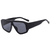 AUGEN Oversized Shield Sunglasses for Men & Women | Vintage Curved Lens Punk Designer Shades | HD Sun Protection PC Lens, Lightweight Frame for Streetwear, Driving, Travel & Outdoor Fashion (M277-C1)