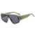 AUGEN Oversized Shield Sunglasses for Men & Women | Vintage Curved Lens Punk Designer Shades | HD Sun Protection PC Lens, Lightweight Frame for Streetwear, Driving, Travel & Outdoor Fashion (M277-C2)