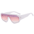 AUGEN Oversized Shield Sunglasses for Men & Women | Vintage Curved Lens Punk Designer Shades | HD Sun Protection PC Lens, Lightweight Frame for Streetwear, Driving, Travel & Outdoor Fashion (M277-C9)
