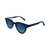 AUGEN Premium Handcrafted Acetate Sunglasses for Men and Women | UV400 Protection Retro Round Unisex Eyewear with Keyhole Bridge | Lightweight Fashion Sunglasses for Driving & Travel (M283-C5)