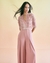 Blush Midnight Garden V-neck Jumpsuit