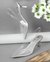 WZAYA Women’s Transparent Pointed Backstrap Pumps