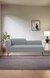 neudot Diva LHS Sofa Chaise Lounger with Black Legs for Living Room|Bedroom|2 Person Sofa|Diwan|Premium Fabric | Solid Wood Frame|2 Seater (Colour : Misty Grey (DIY))