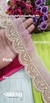 Mj-820 Pink Handmade Zardosi Organza Lace`