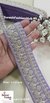 Lilac Pearl & Sequence Fabric Lace