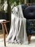 Bellagio Cotton Cashmere Blend Bed Throw (127cm x 152cm) Border Green Color