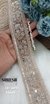 Rose Regal Maggam Diamond Mirror Zari Lace – Jar-4011