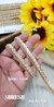 Antique Gold Sequins & Pearl Border Lace mj-728