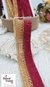 Shimmer Maroon Thread Tassel Lace