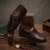 Riva Crestor Florsheim Men Burgundy Dress Shoes