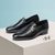 Oaklane Florsheim Men Black Formal Slip-on Shoes