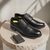 Deborah Florsheim Men Black Formal Derby Shoes