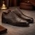 Midtown Florsheim Men Brown Formal Oxford Shoes
