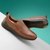 The Beetle Tan Men Plain Toe Slip-On Florsheim