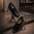 Riva Florsheim Men Black Dress Shoes