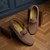 Jingp Florsheim Men Beige Drivers