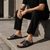Florsheim Men Black Sandals - Stark 3