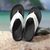 The Rowley White Men Thong Slipper Florsheim